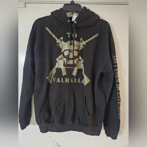To Valhalla! Men's Hoodie Large